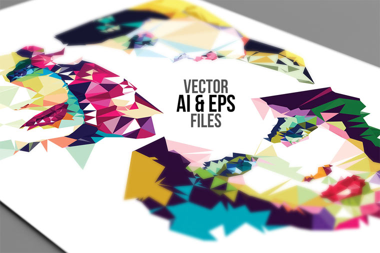 Geometrische Illustrations-Portraits von MIIM geometricportraits_02 