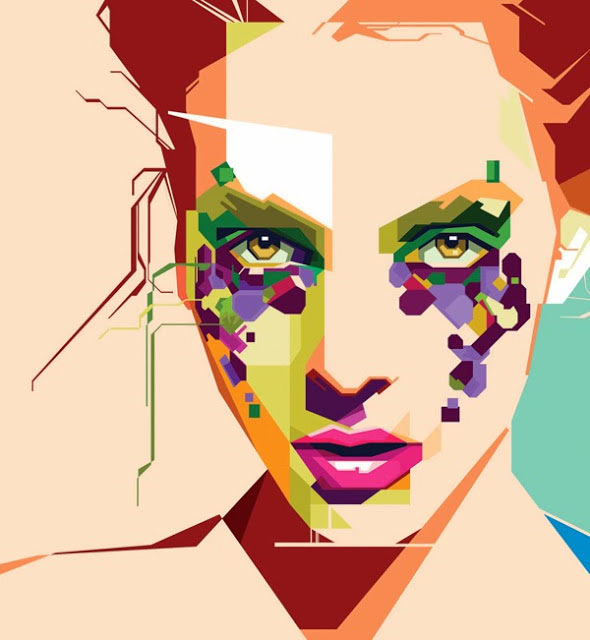 Geometrische Illustrations-Portraits von MIIM geometricportraits_03 
