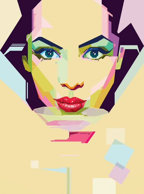 Geometrische Illustrations-Portraits von MIIM geometricportraits_04 