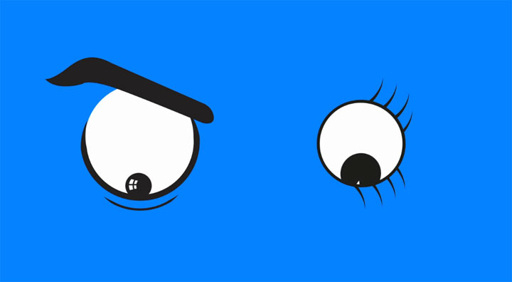 Augenverdrehende Animation: REƧƎƎИ RESEEN_animation 