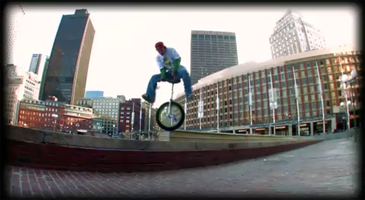 Tricks auf dem Einrad Unicycle_trickreel 