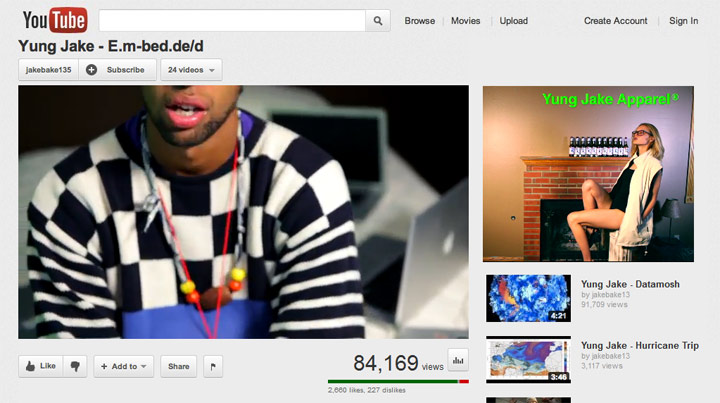 Web-Browser-Musikvideo: E.m-bed.de/d Yung_Jake_embedded 