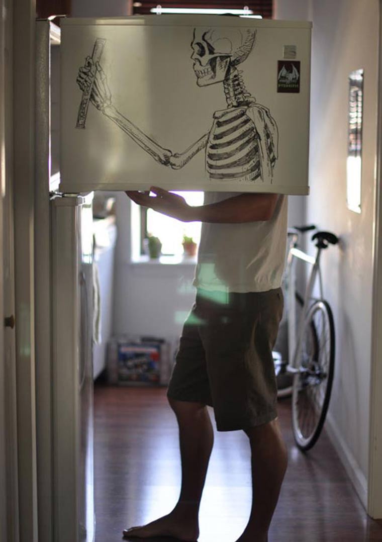 Zeichnungen auf Kühlschränken: Charlie Layton Charlie_Layton_08 