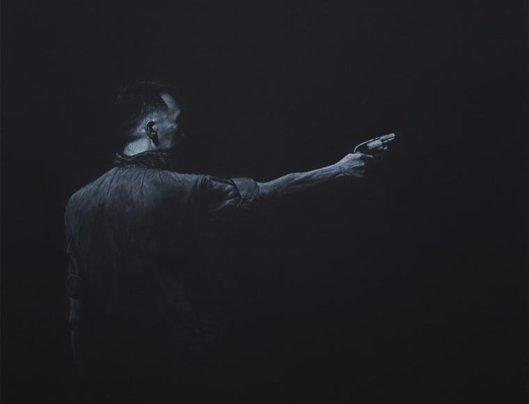 Zeichnungen auf schwarzem Papier Kyung-Hwan-Kwon_01 