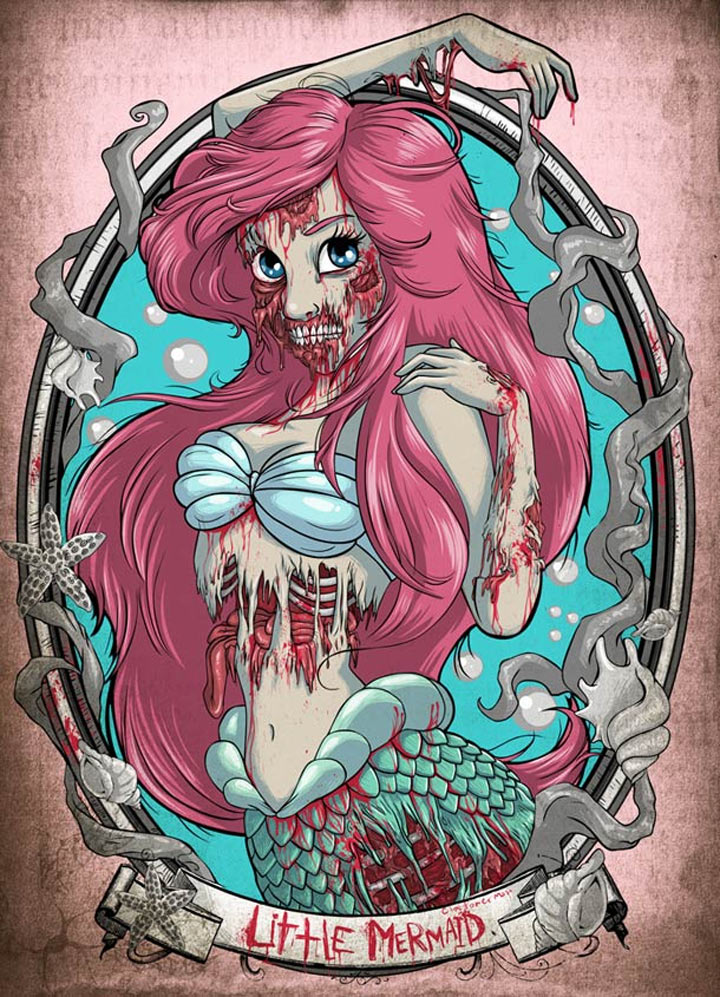 Zombie Disney Prinzessinnen Zombie_Disney_Princesses_01 