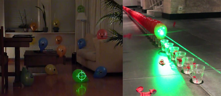 Ballons mit einem Laser zum Platzen bringen laser_balloon_popping 