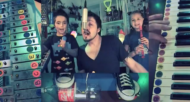 Vater und Kinder covern Depeche Mode schradecoverdepechemode 