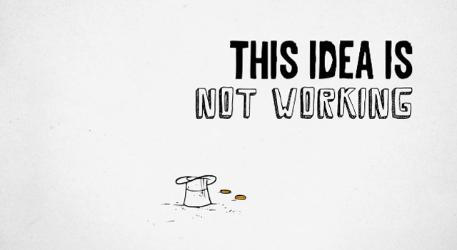 Unterhaltsame Animation mit wirrem Ideenverschleiß thisideaisnotworking 