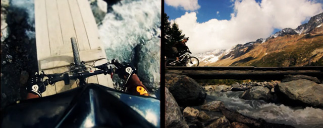 Zwei Perspektiven beim Mountainbiken - BI|KE BIKE_perspectives 