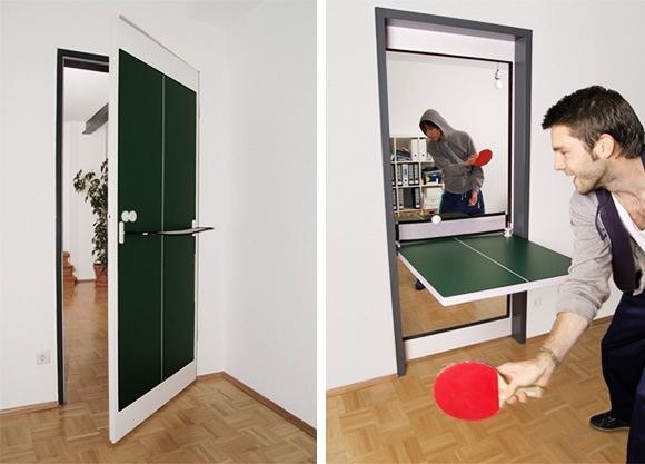 Tischtennis-Tür Ping-Pong-Door 