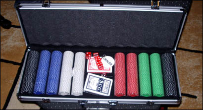 All in! (a suitcase) pokerset 
