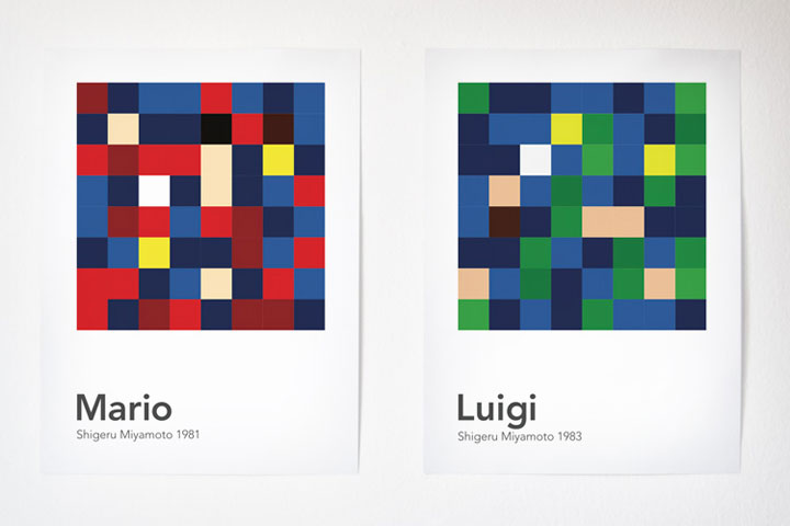 Videospielcharaktere in 64 Pixeln scrambled_videogamecharacters_01 