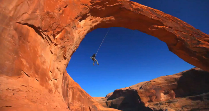 Todesmutige Steinbogenschaukel worldslargestropeswing 