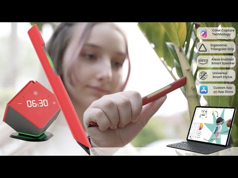 Quill ist ein Stylus-Stift, der Farben echter Gegenstände scannt lyteCache.php?origThumbUrl=https%3A%2F%2Fi.ytimg.com%2Fvi%2FYmLAREs6_CQ%2Fhqdefault 