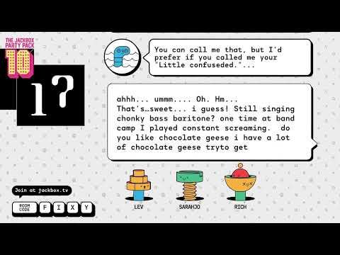 Diese Spiele sind im "Jackbox Party Pack 10" lyteCache.php?origThumbUrl=https%3A%2F%2Fi.ytimg.com%2Fvi%2Fq9z8v_l9GTw%2Fhqdefault 