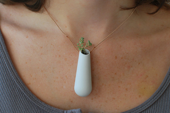 Blumentopfhalskette A-Wearable-Planter 