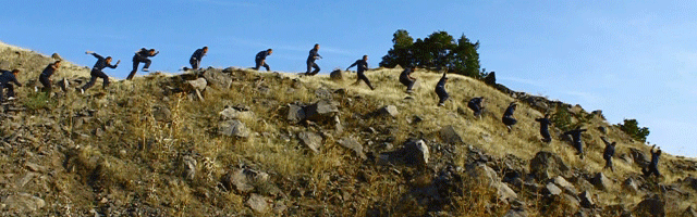 Geklonte Video-Animationen von Erdal Inci runner_on_the_cliff_640b 