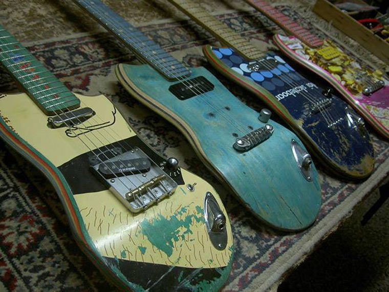 Skateboard-Gitarren