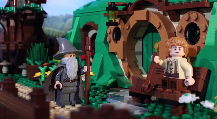 Hobbit in 72 Sekunden in LEGO