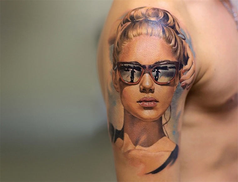 Realistische Tattoos: Valentina Ryabova