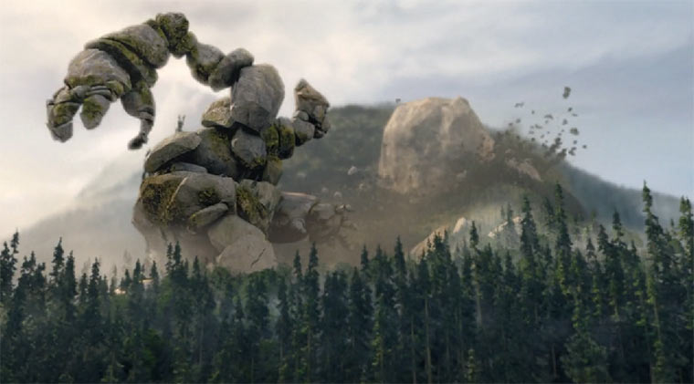 Der helfende Stein-Riese a_tale_of_momentum 