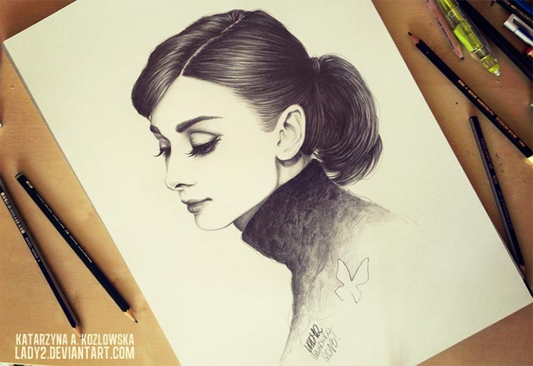 Zeichnungen: Katarzyna A. Kozłowska lady2art_01 