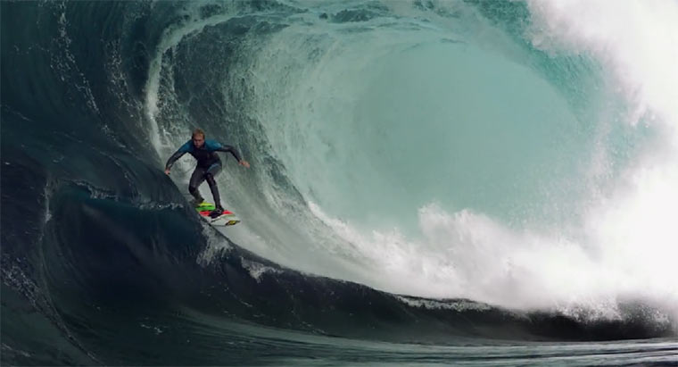 Surfen in Superzeitlupe