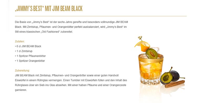 Jim Beam lud in die Barschule München Jim-Beam-Black 