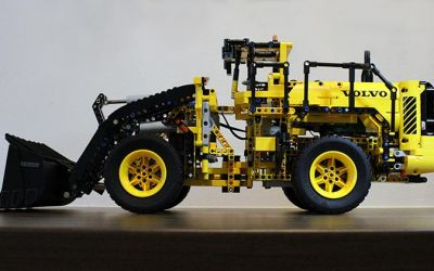 Timelapse: ich baue den LEGO Technic Radlader zusammen
