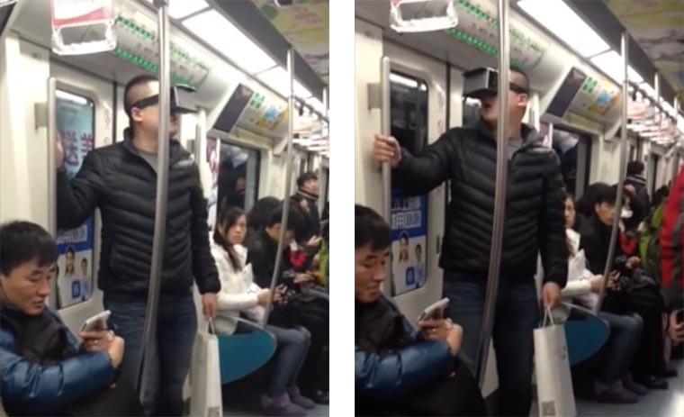 Virtual Reality Tube Guy