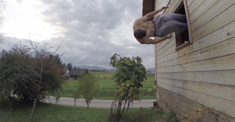 Frühsport: Fenstersprünge