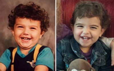 Eltern und ihre Kinder im gleichen Alter