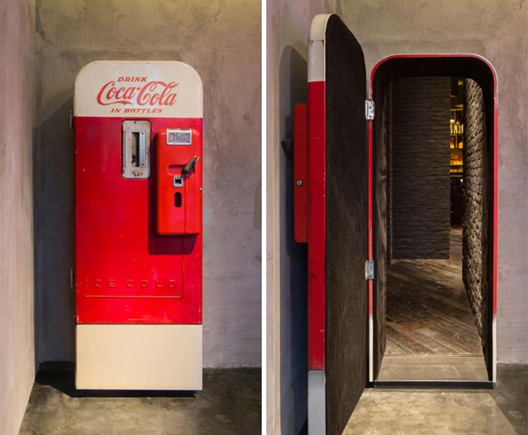 Getränkeautomat als versteckter Bar-Eingang vending-bar-entrance_01 