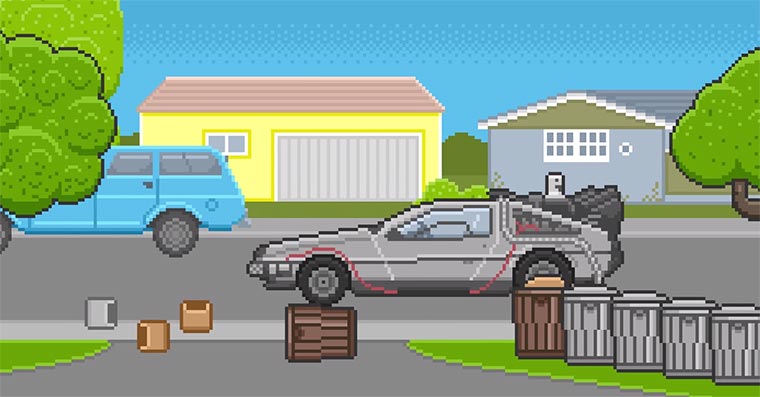 Pixel Back To The Future