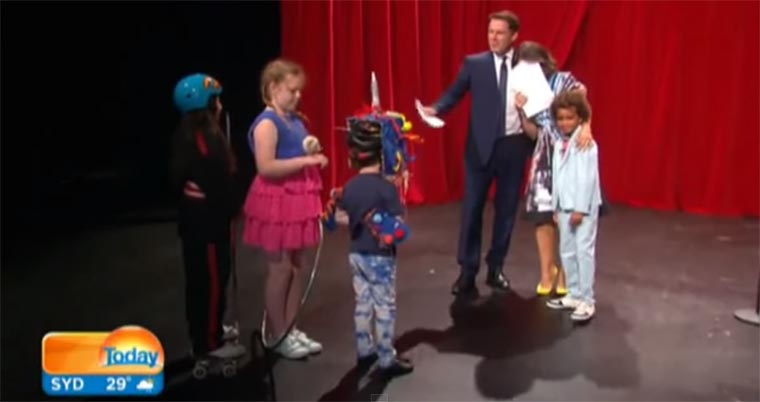 Kinder-Überraschung bei Talent-Show dance-boy 