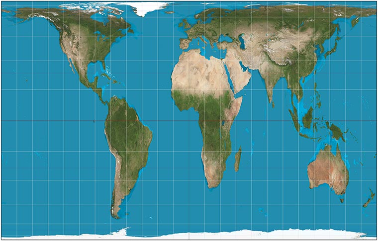 Glaube keiner Weltkarte! peters-projection 