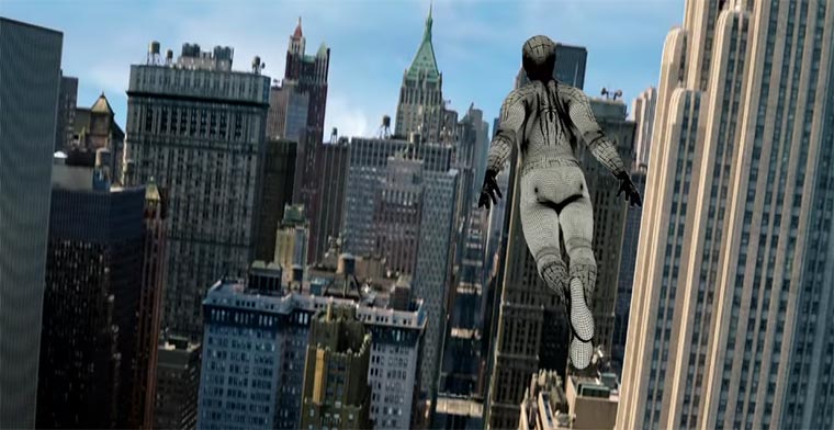 Making of der Spider-Man-Kulissen