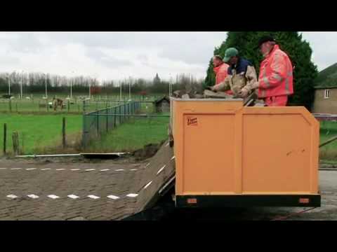 Pflastersteinmusterverlegemaschine