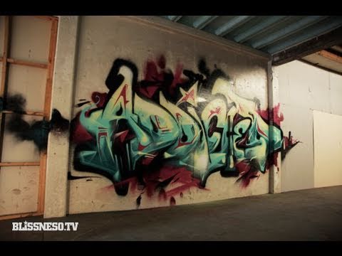 Feine Graffiti-Stopmotion