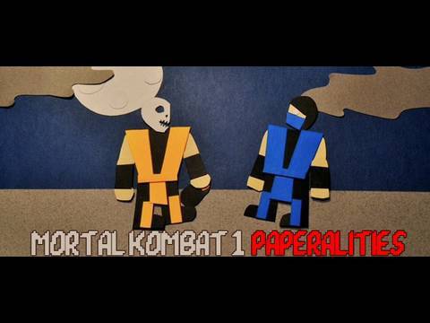 Mortal Combat Papercraftized