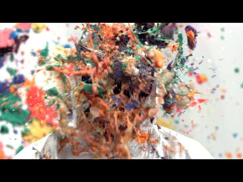 Die Cupcake-Cannon in Slowmotion