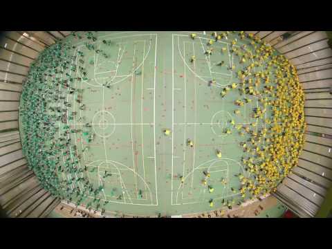 Weltrekord im Brennball mit 1.200 Spielern