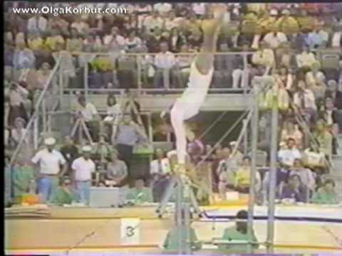 Olympia ’72: Olga Korbut am Stufenbarren – wow!