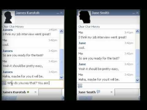 Das schüchterne Chat-Pärchen