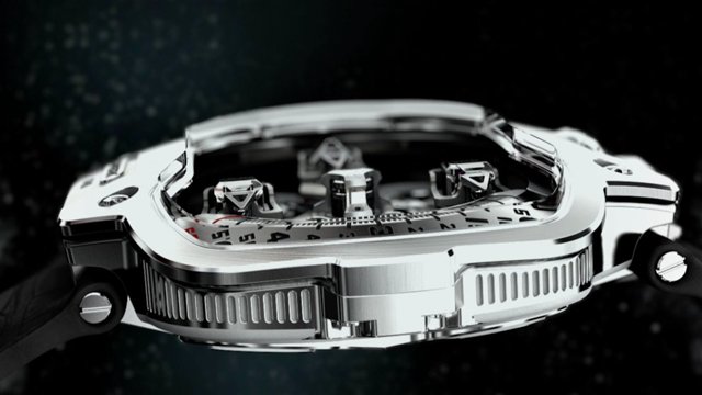 Animierte Uhrwerk-Zusammenstellung