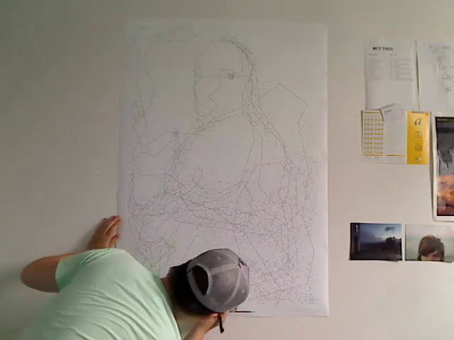 Weltrekord: Punkteverbindbild der Mona Lisa