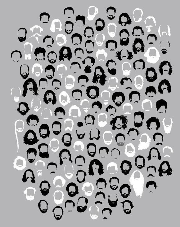 141 berühmte Bärte T-Shirt