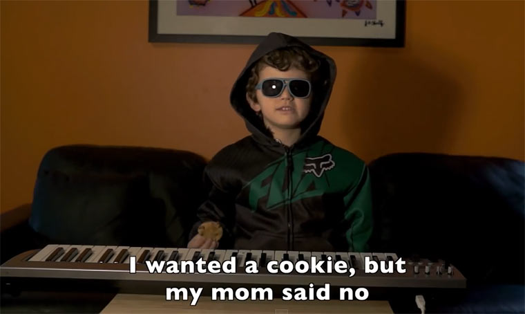 5-Jähriger baut Hip Hop-Track in 30s