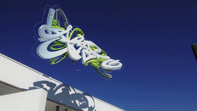 3D Graffities by Graffiti Technica