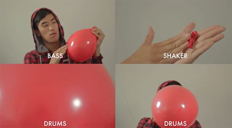 99 Luftballons spielen 99 Luftballons